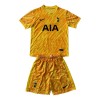 Officiële Voetbalshirt + Korte Broek Doelman Tottenham Hotspur 2024-25 Gele - Kids